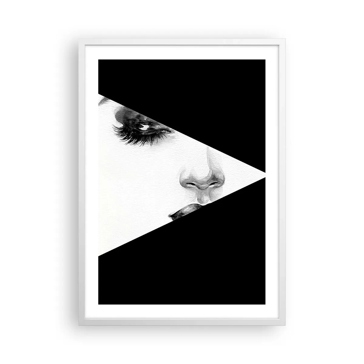 Poster in een witte lijst - Altijd niet ontdekt - 50x70 cm