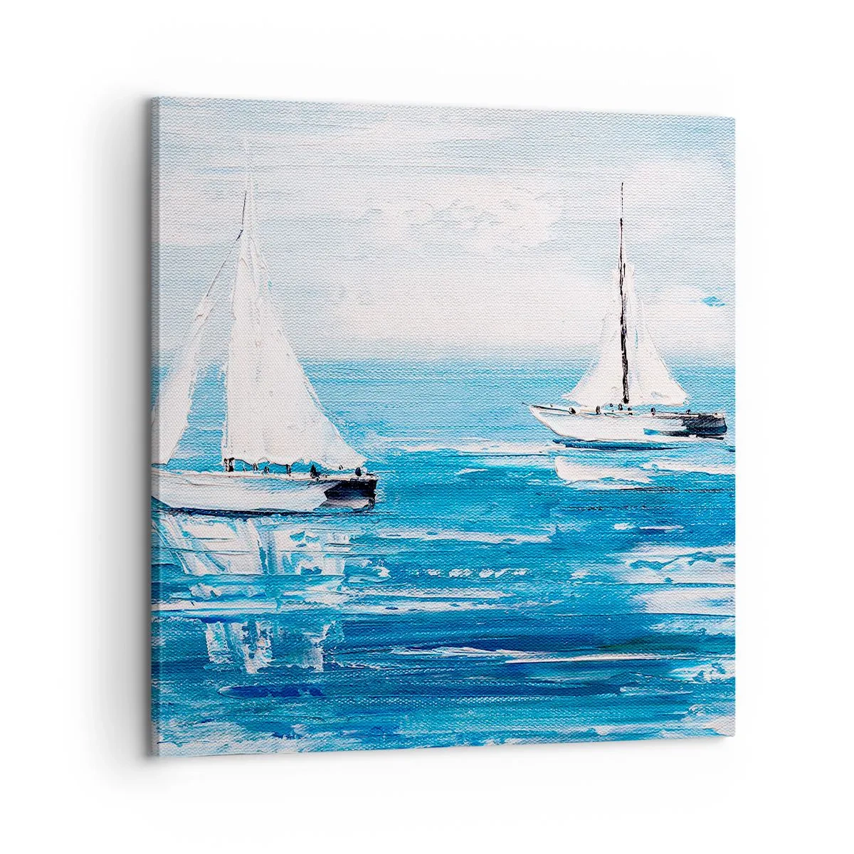 Schilderen op canvas - Met een vriend aan mijn zijde - 60x60 cm