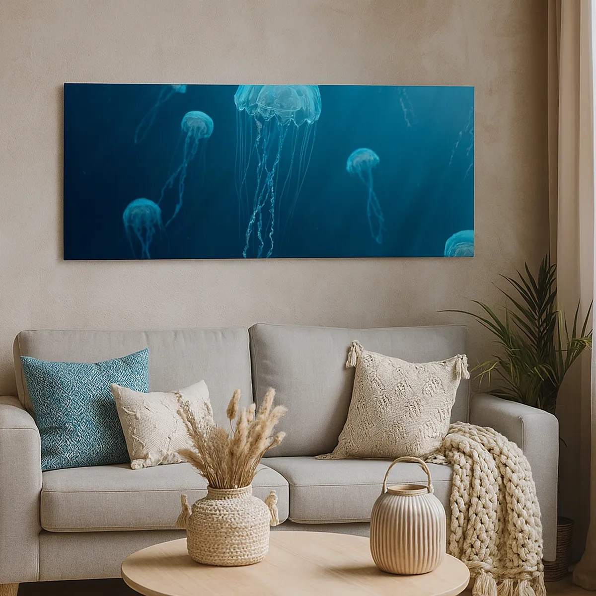 Schilderen op canvas - Oceaandans - 30x30 cm