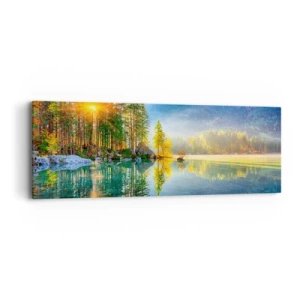 Schilderen op canvas - Majesteit en zoetheid - 90x30 cm