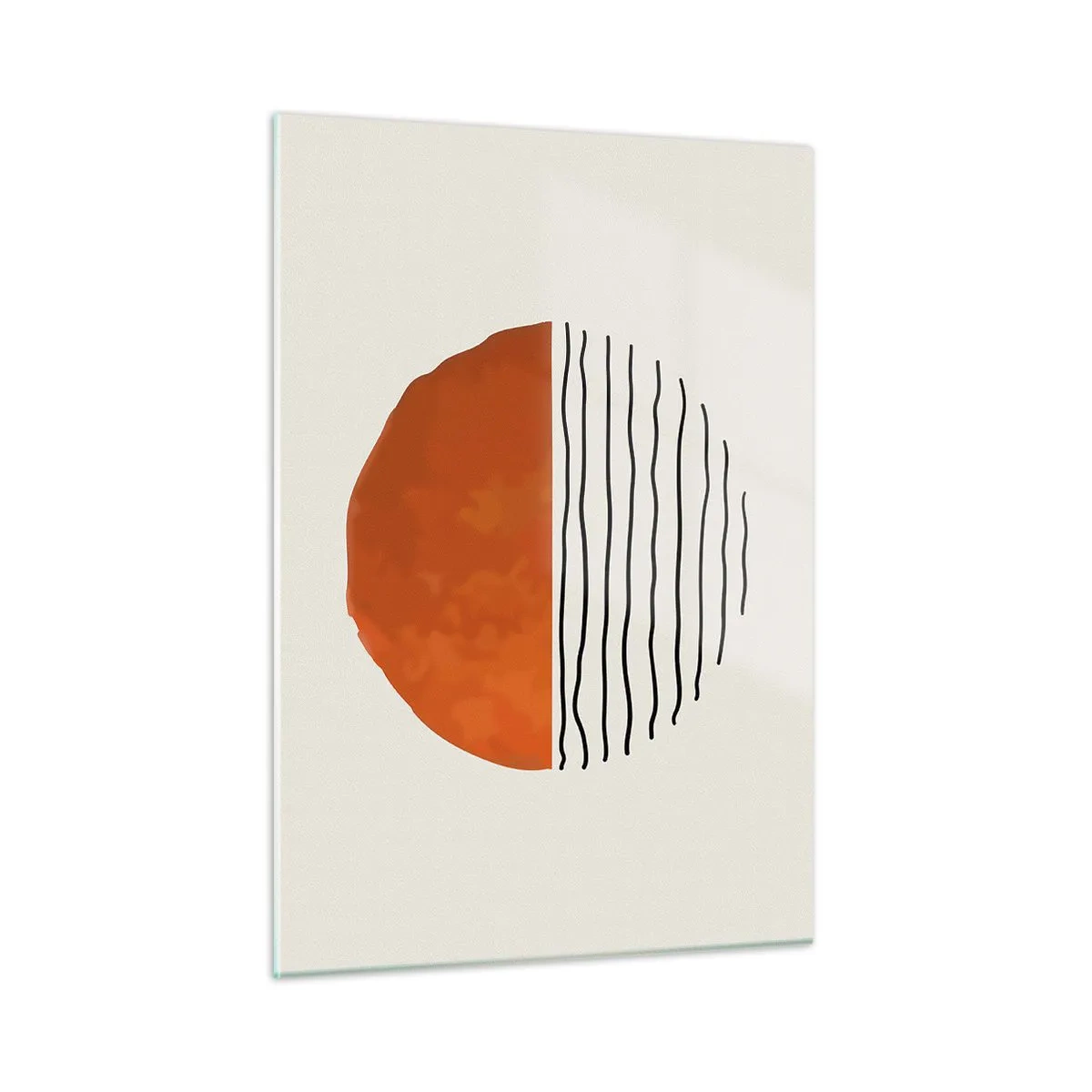 Schilderen op glas - In het Japanse klimaat - 50x70 cm