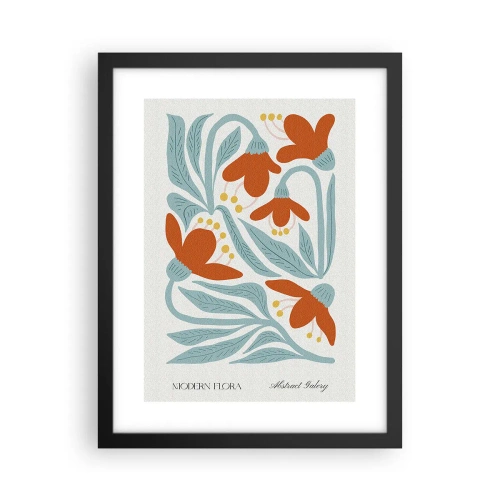 Poster in een zwarte lijst - Naar de aarde, naar de zon - 30x40 cm