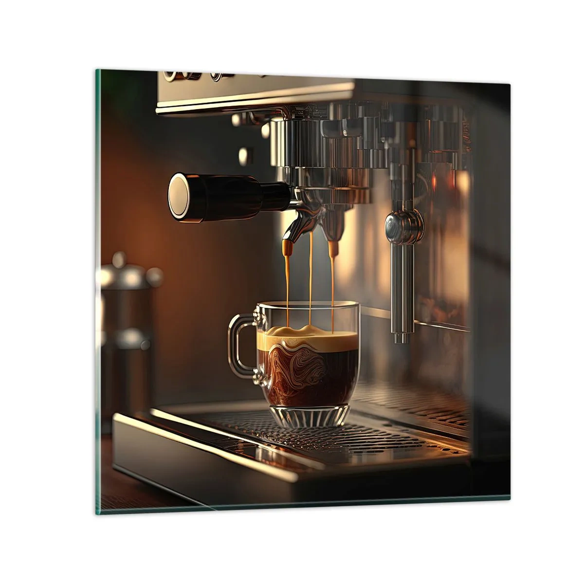 Schilderen op glas - Een sensuele mix - 70x70 cm