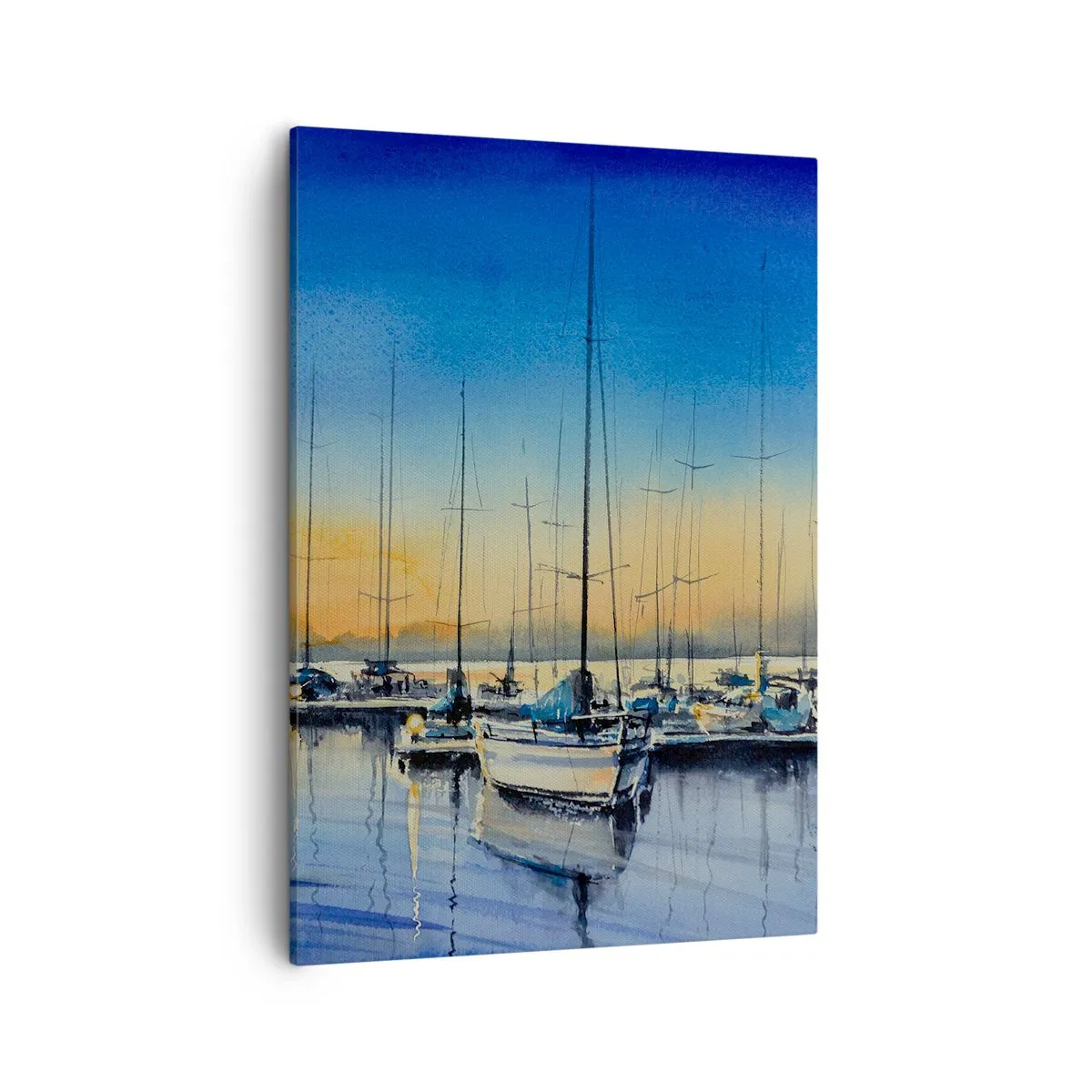 Schilderen op canvas - Einde van een goede dag - 50x70 cm