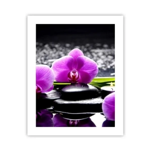 Poster - Verdrinken in rust en stilte  - 40x50 cm