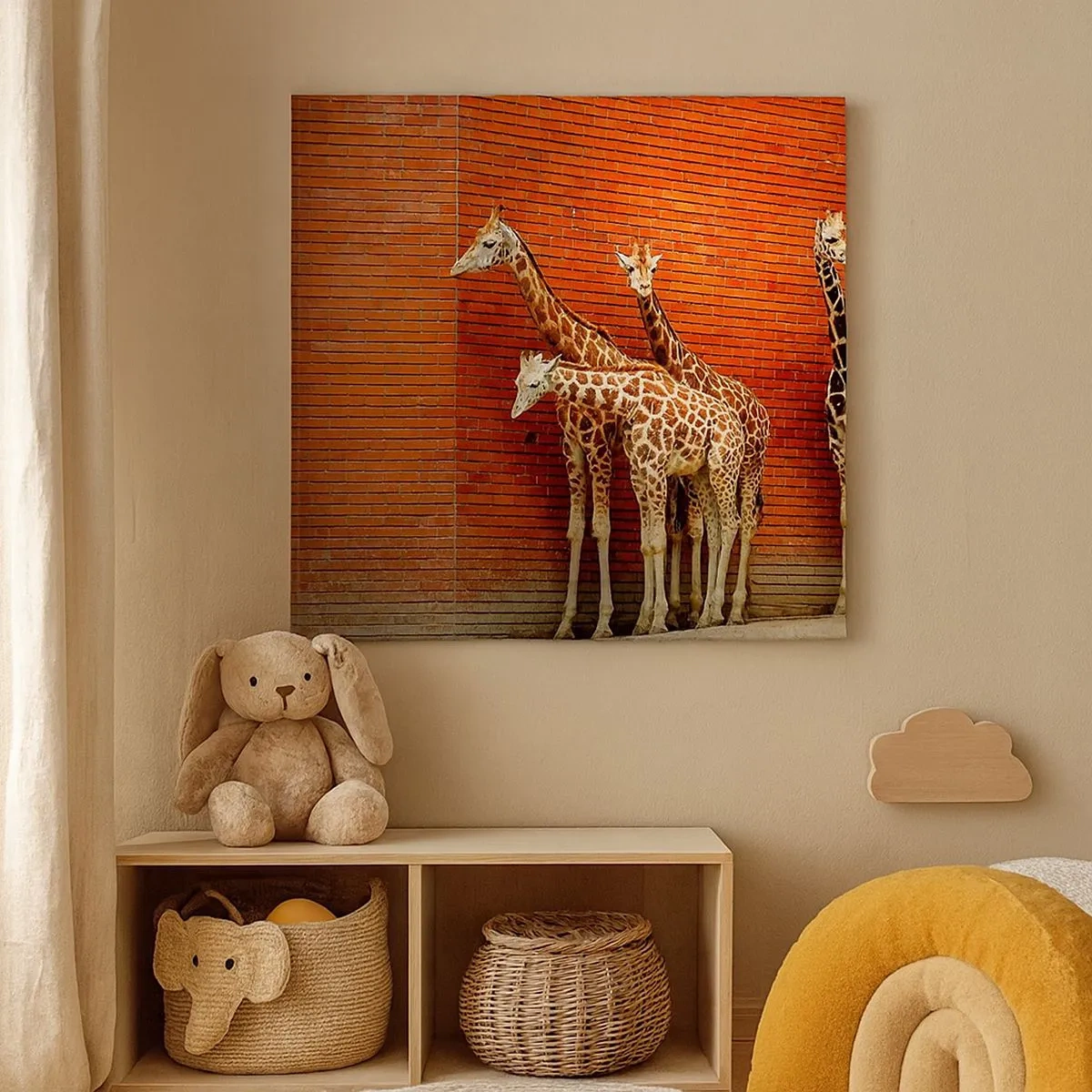 Schilderen op canvas - Zie je acacia? - 30x30 cm