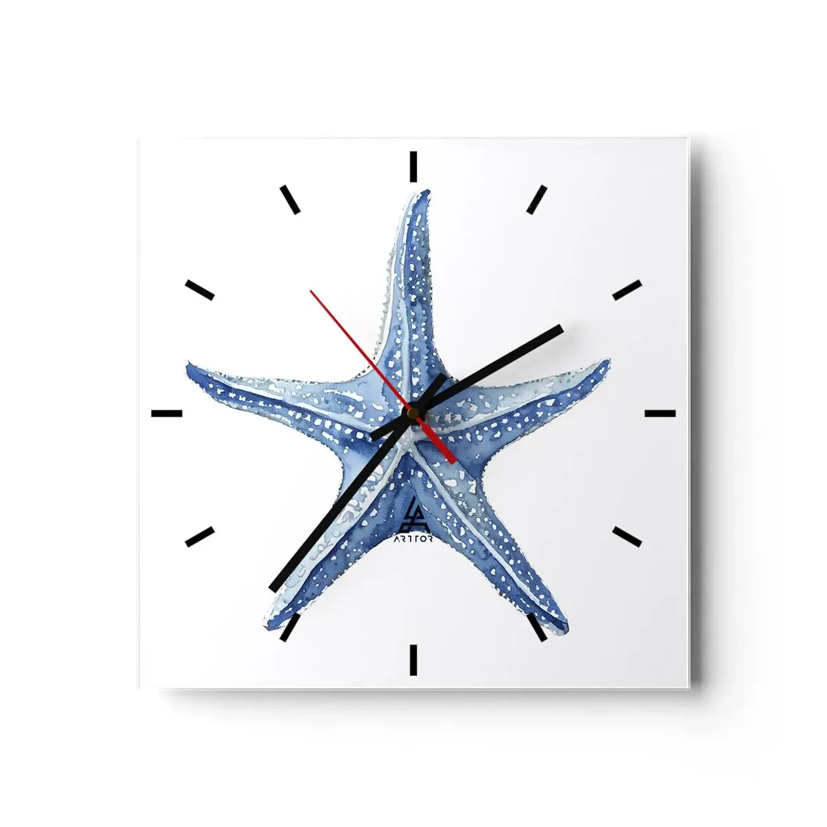 Wandklok - Klok - Ster van de zee - 30x30 cm