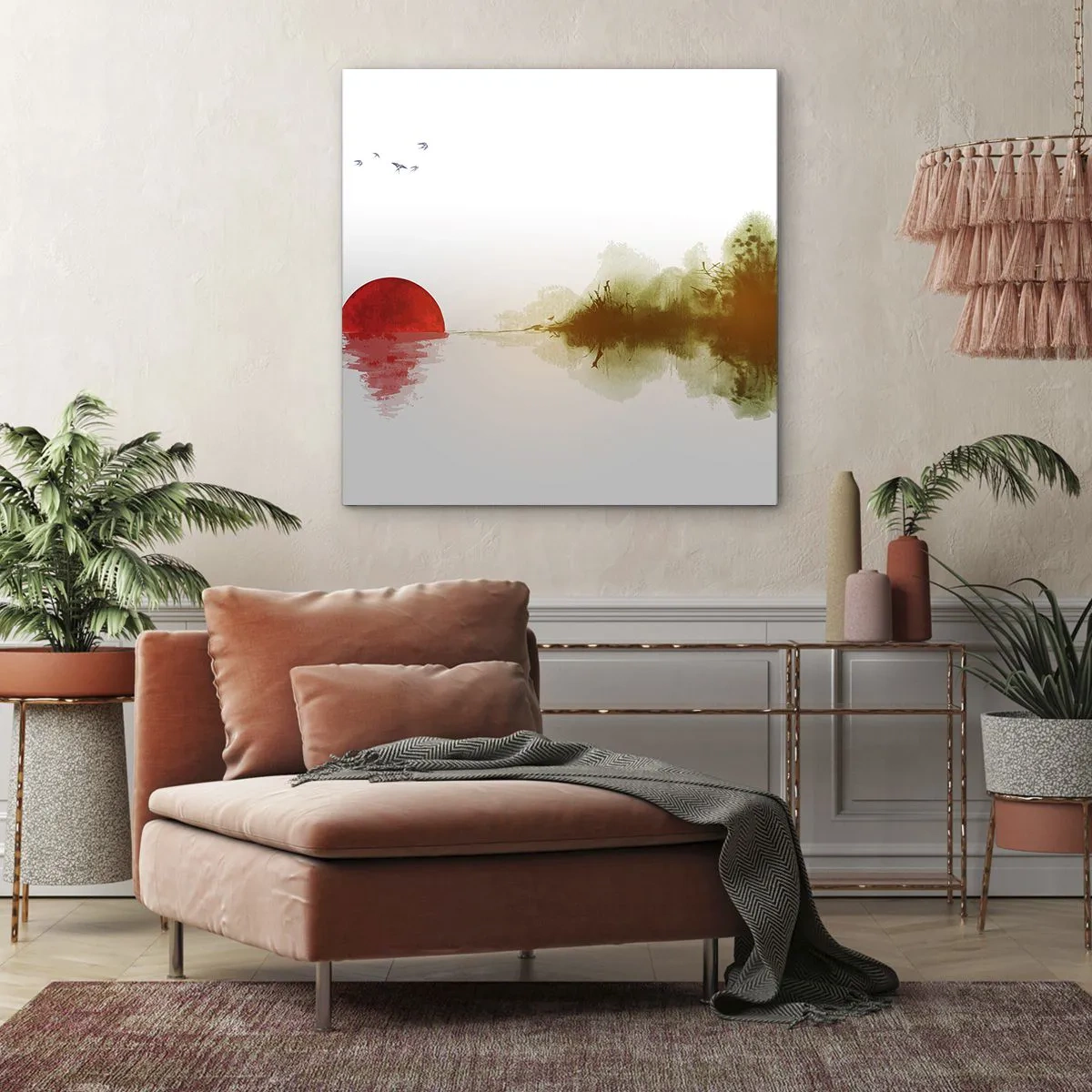 Schilderen op canvas - Een belofte van vrede - 40x40 cm