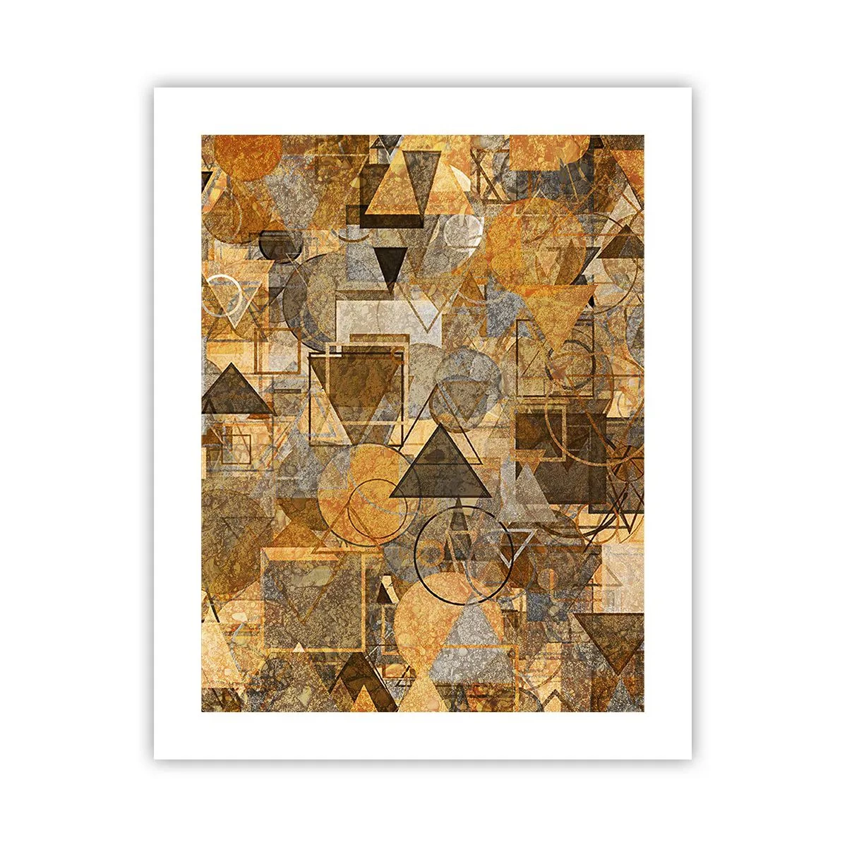 Poster - De wereld in vorm - 40x50 cm