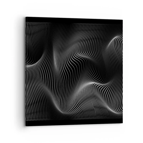 Schilderen op canvas - Dans van licht in de ruimte - 70x70 cm