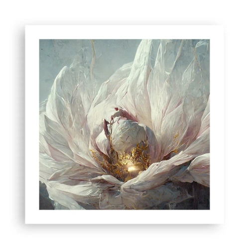 Poster - Hij bloeit eens in de honderd jaar - 50x50 cm