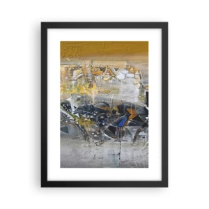 Poster in een zwarte lijst - Alles komt goed - 30x40 cm