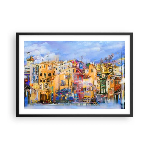 Poster in een zwarte lijst - Wij zijn samen - 70x50 cm