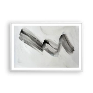 Poster in een witte lijst - Terloops voor de lol - 91x61 cm