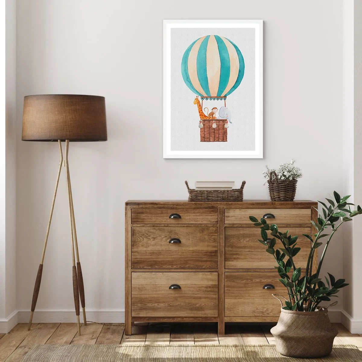 Poster in een witte lijst - Fantastische reis - 61x91 cm