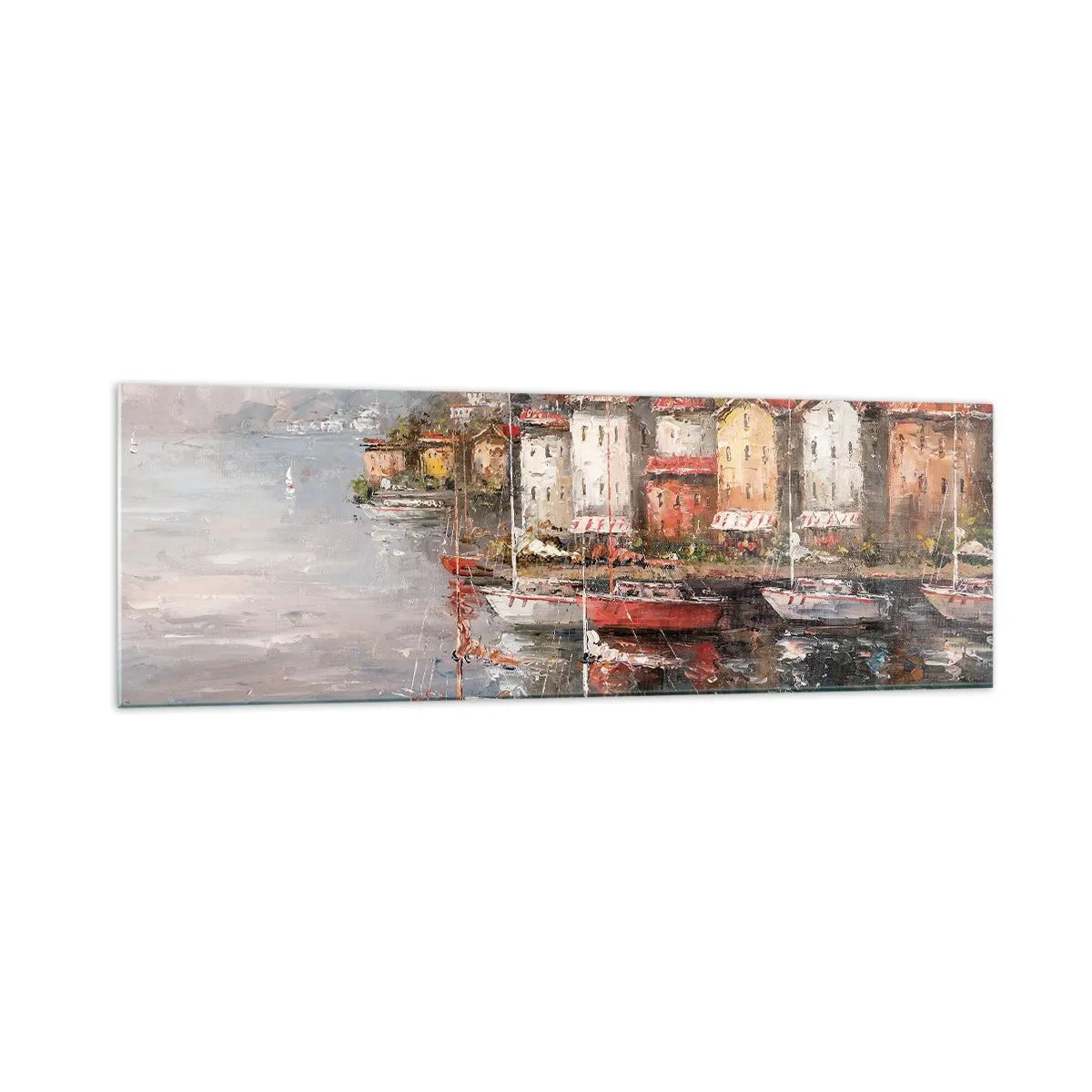 Schilderen op glas - Romantisch toevluchtsoord - 160x50 cm