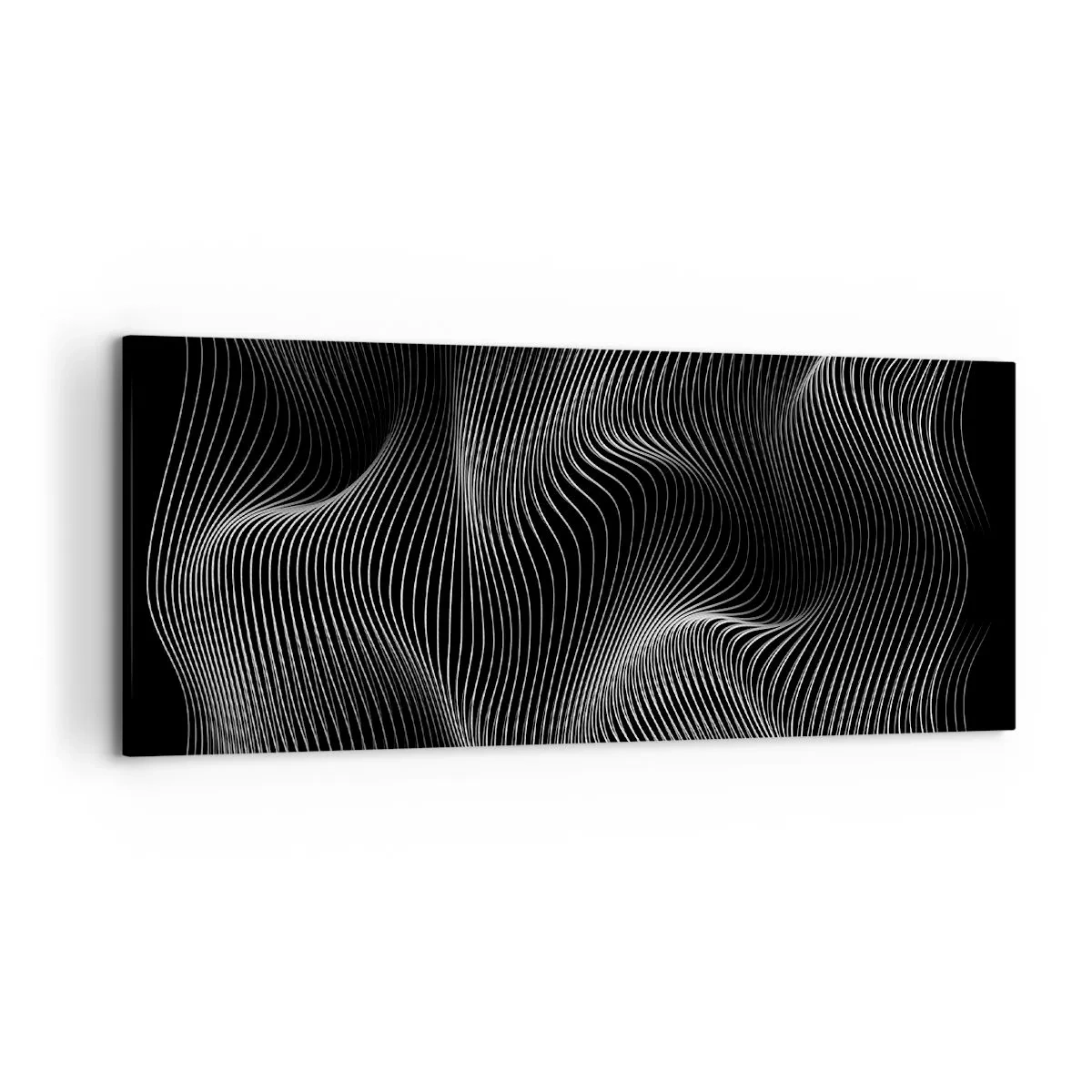 Schilderen op canvas - Dans van licht in de ruimte - 120x50 cm