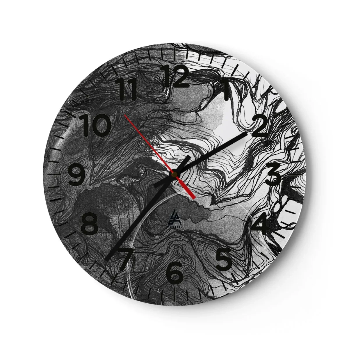 Wandklok - Klok - Verstrikt in dromen - 40x40 cm