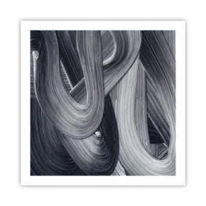 Poster - De vloeibaarheid van de werkelijkheid - 60x60 cm