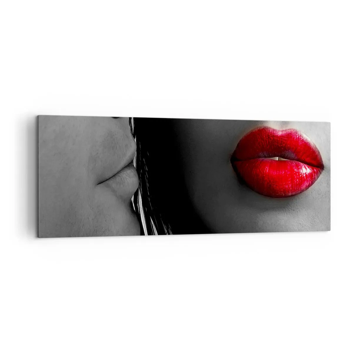 Schilderen op canvas - Oog in oog - 140x50 cm