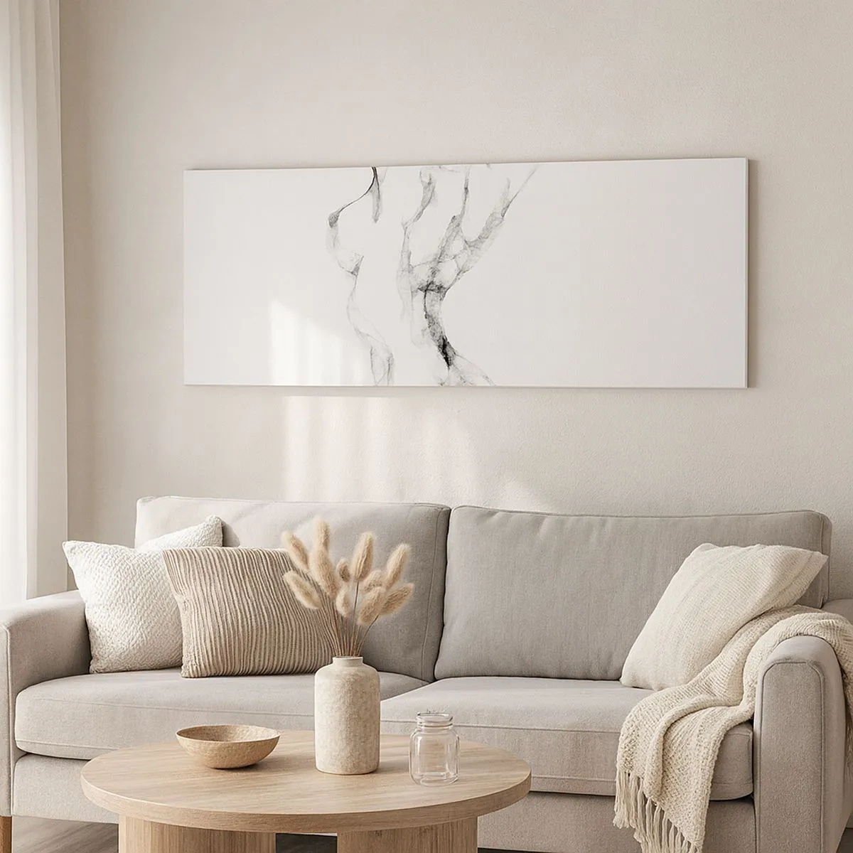 Schilderen op canvas - Mooi en sterk - 100x40 cm