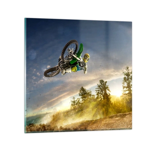 Schilderen op glas - Schakel emoties in! - 70x70 cm