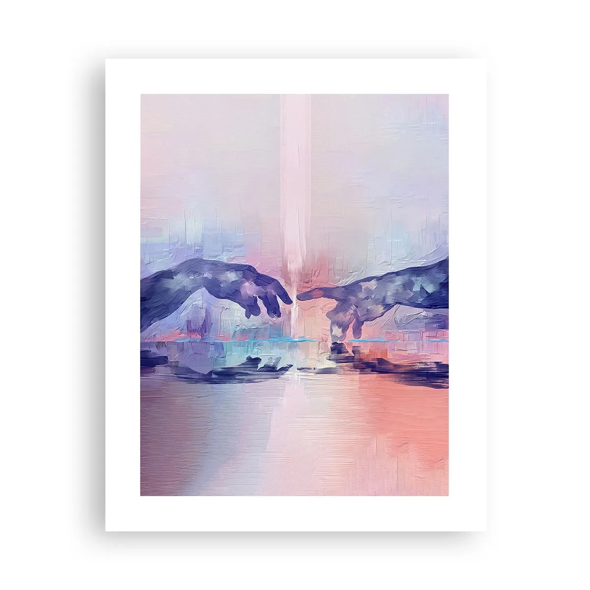 Poster - Goddelijke levensvonk - 40x50 cm