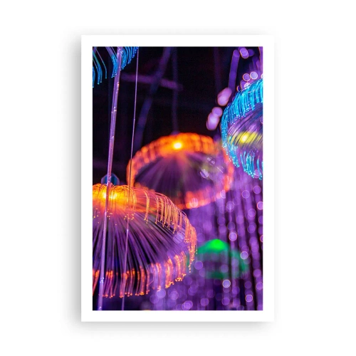 Poster - Lichte fontein - 61x91 cm