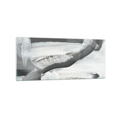Schilderen op glas - Een beslissende beweging - 120x50 cm