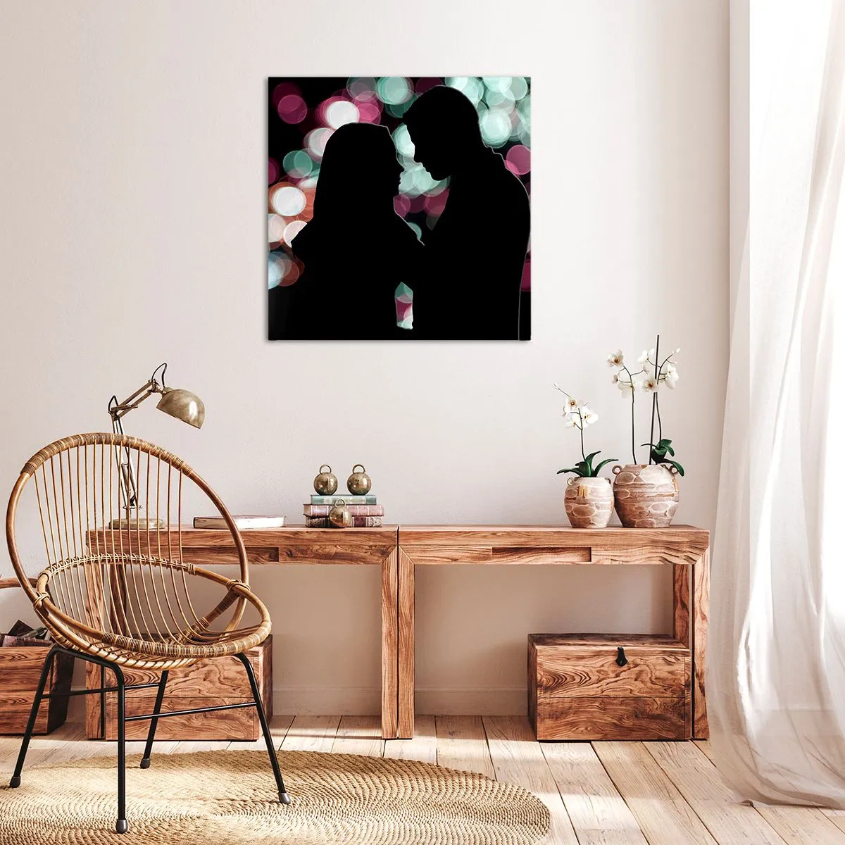 Schilderen op canvas - Ja! - 50x50 cm