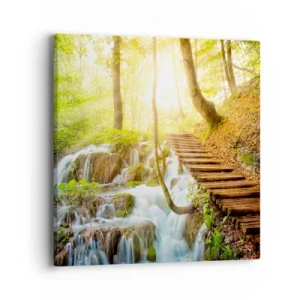 Schilderen op canvas - Een felbegeerde koelte - 40x40 cm