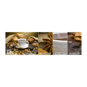 Fotobehang Monster Zelfklevend Deluxe Sticker - Voor sensatiezoekers - Gastronomie, Chocolade, Koffie - 100x30 cm