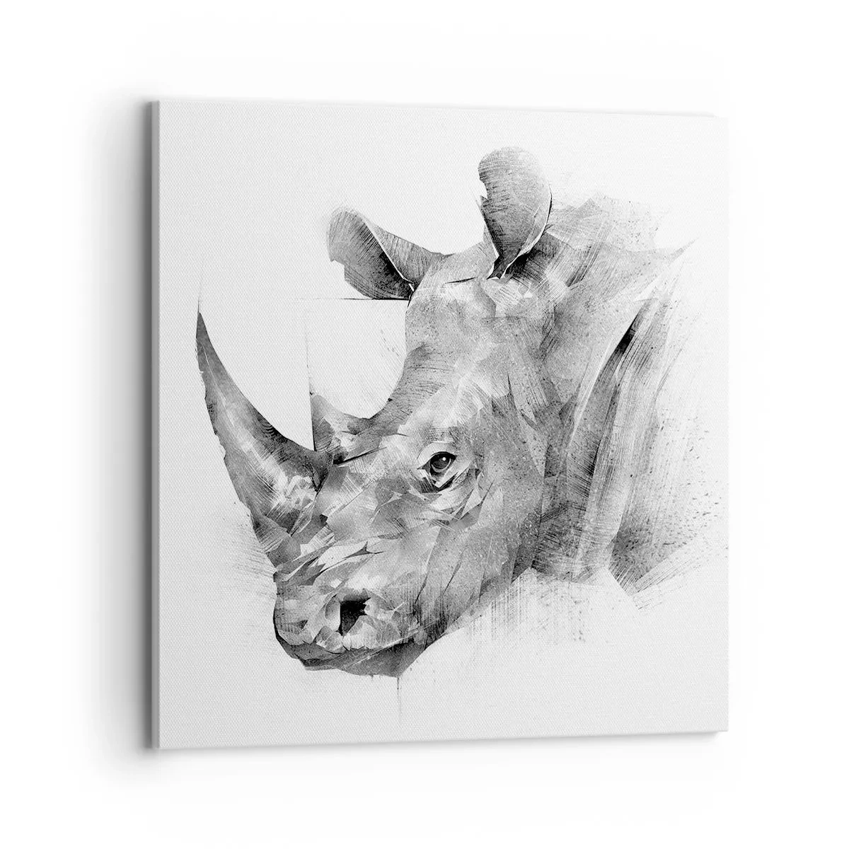 Schilderen op canvas - Afrikaans portret - 70x70 cm