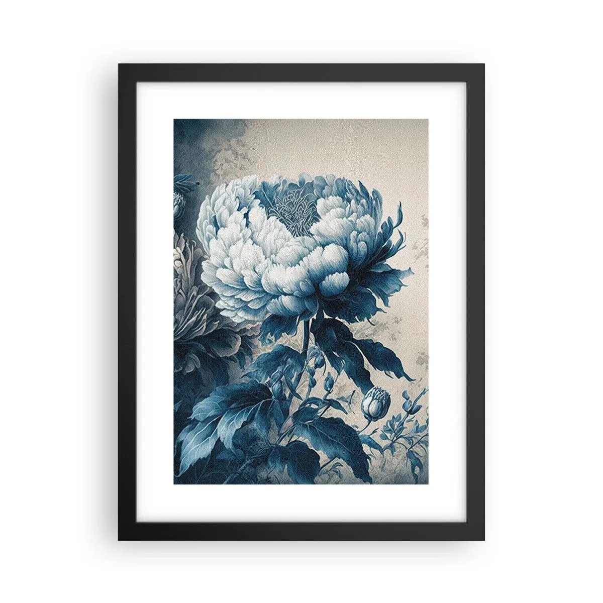 Poster in een zwarte lijst - Bij elkaar passend paar - 30x40 cm