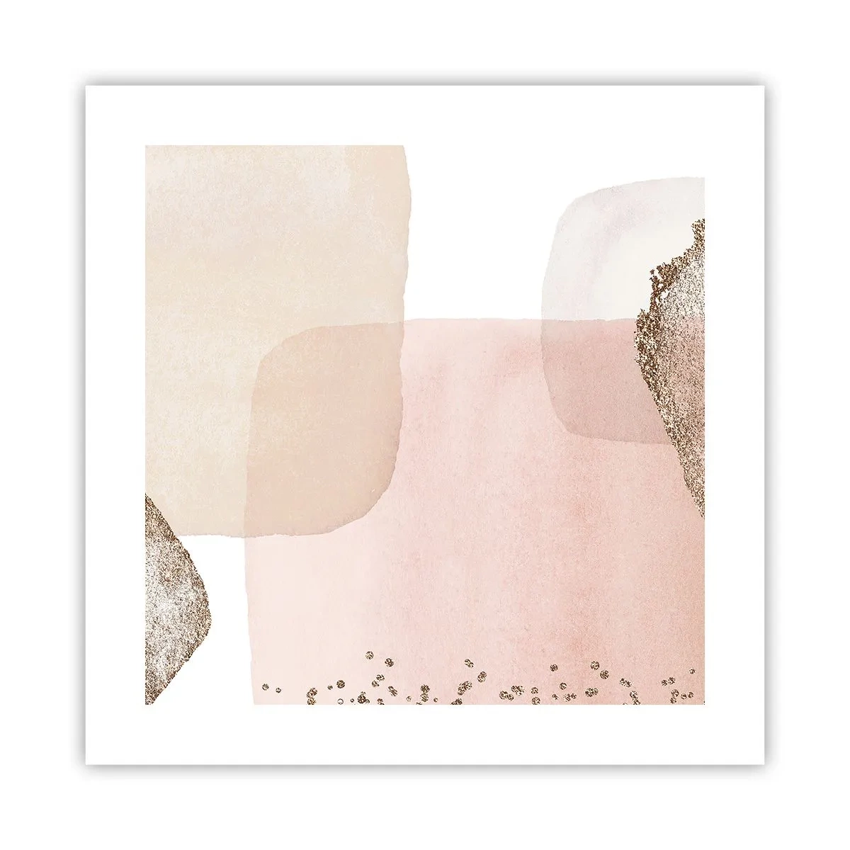 Poster - Een blik door kleur - 40x40 cm