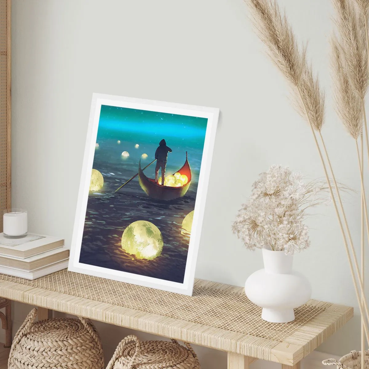 Poster in een witte lijst - Dingen waar filosofen nooit van hebben gedroomd - 50x70 cm