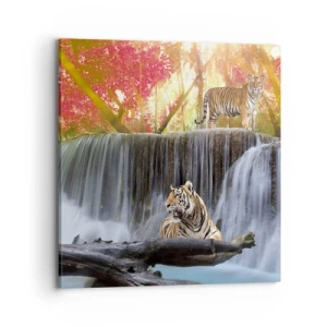 Schilderen op canvas - Surrealistisch landschap - 70x70 cm