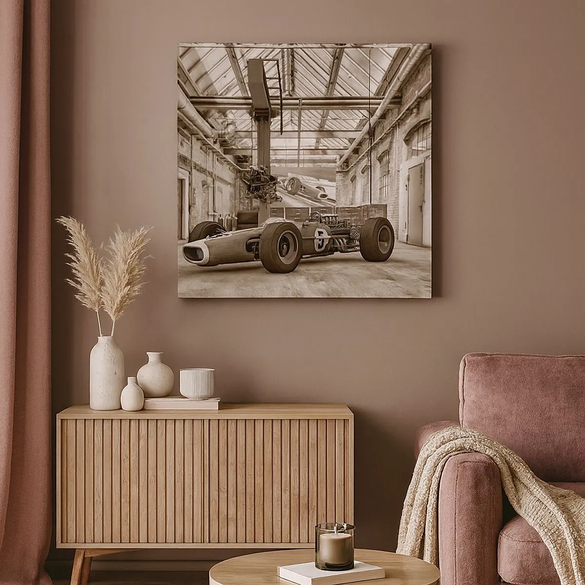 Schilderen op canvas - De rust van de winnaar - 30x30 cm