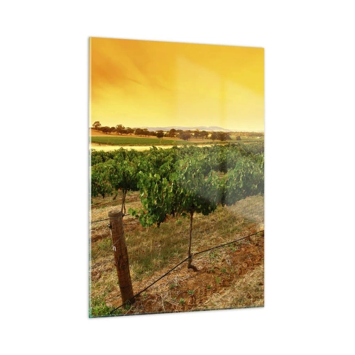 Schilderen op glas - Neem een ​​drankje van de zon - 50x70 cm