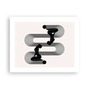 Poster - Sensuele symmetrie - 50x40 cm