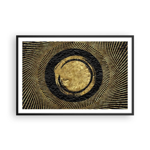 Poster in een zwarte lijst - Glamour-compositie - 91x61 cm