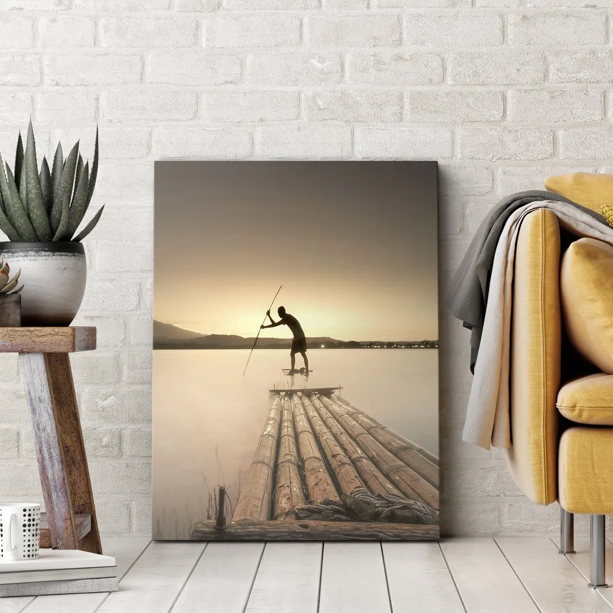 Schilderen op canvas - Voor het slapen gaan - 55x100 cm