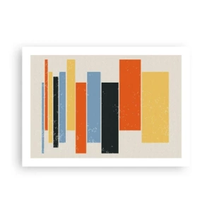 Poster - Muzieknotatie - 70x50 cm