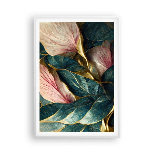 Poster in een witte lijst - Natuurlijke elegantie en stijl - 70x100 cm