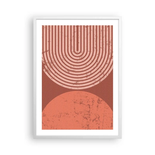 Poster in een witte lijst - Een nauwe band - 50x70 cm
