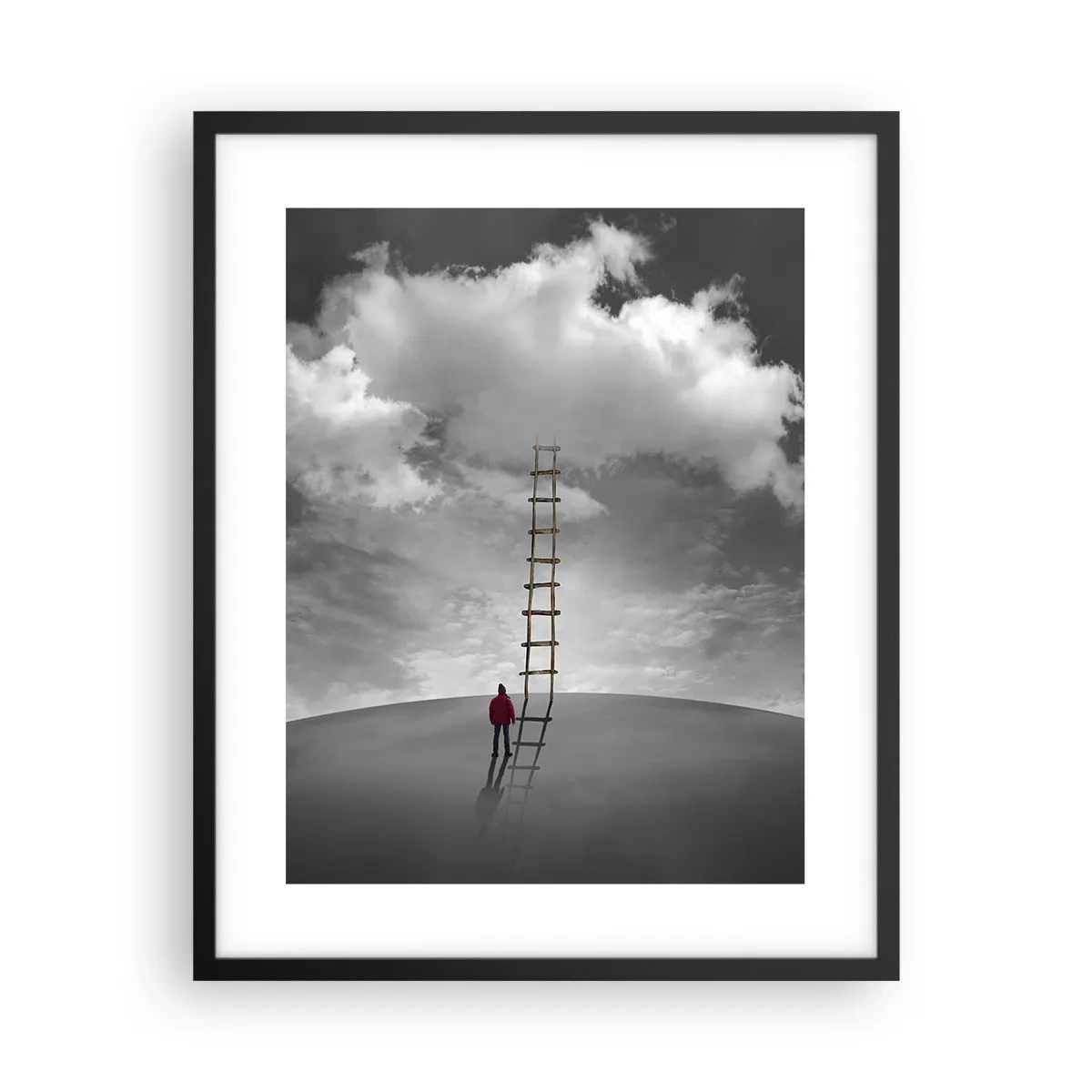 Poster in een zwarte lijst - Alles is mogelijk - 40x50 cm