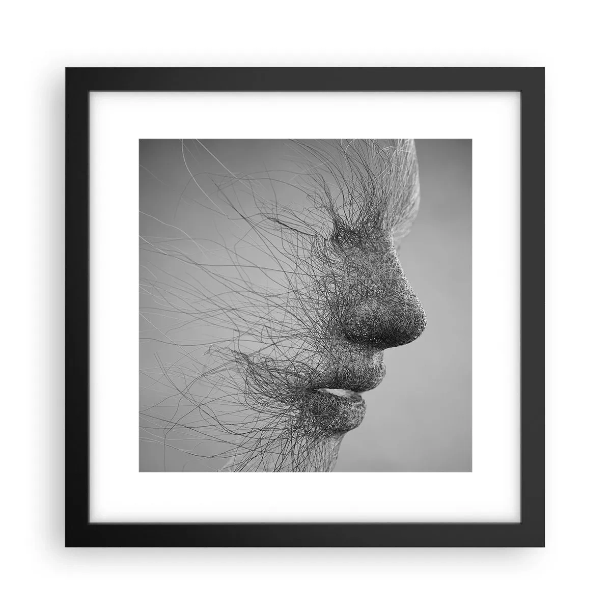Poster in een zwarte lijst - De geest van de wind - 30x30 cm
