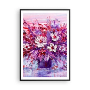 Poster in een zwarte lijst - Onschuld en passie - 70x100 cm