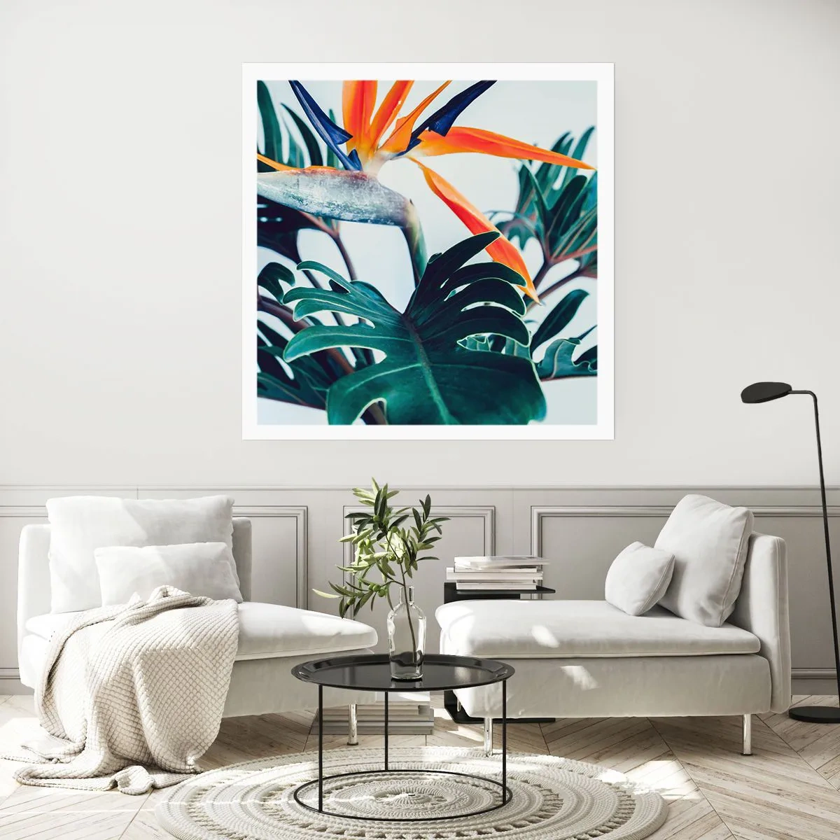Poster - Vogelstruik - 50x50 cm