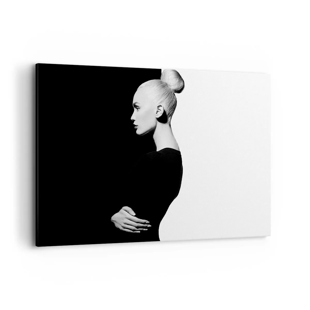 Schilderen op canvas - Gewoon een vrouw - 120x80 cm